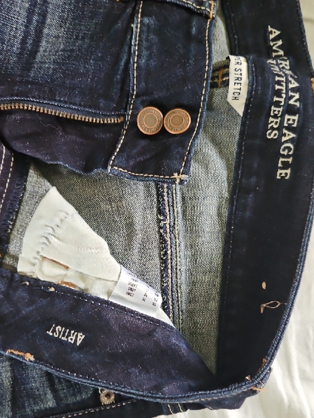 American Eagle Outfitters Dark Blue Bootcut Jeans BUNDLE - Picture 11 of 11
